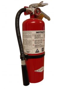 Photo d'un extincteur d'incendie