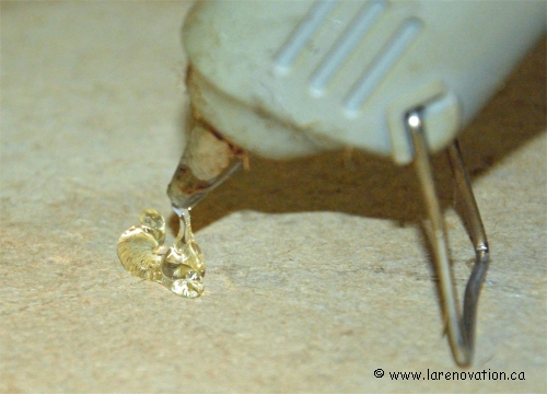 Photo de l'application de colle chaude