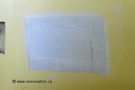 Photo du trou une fois bouch�