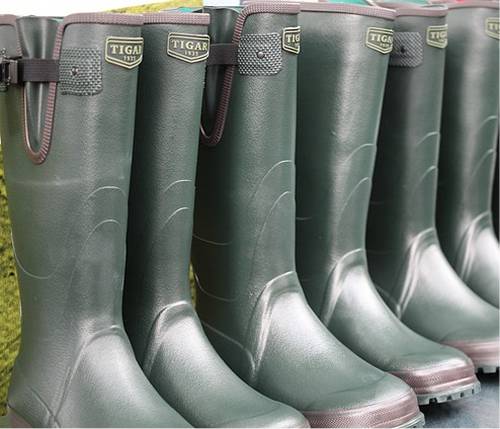 Photo de bottes imperm�able de caoutchouc