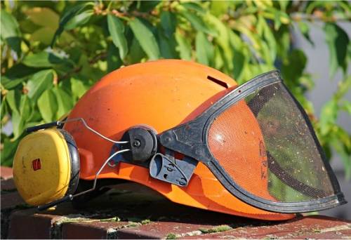 Photo d'un casque de s�curit� pour la construction