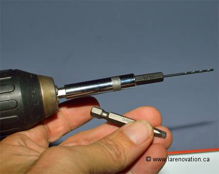 Photo d'un porte-embout pour perceuse