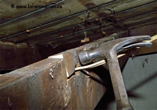 Dégager un fil électrique