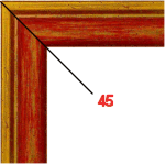 Installer le cadrage d'une porte - Pose des moulures