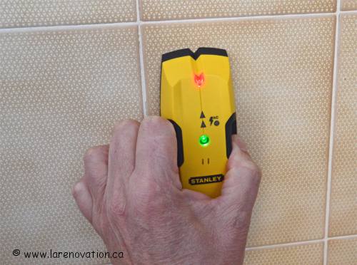Detecter les montants dans le mur