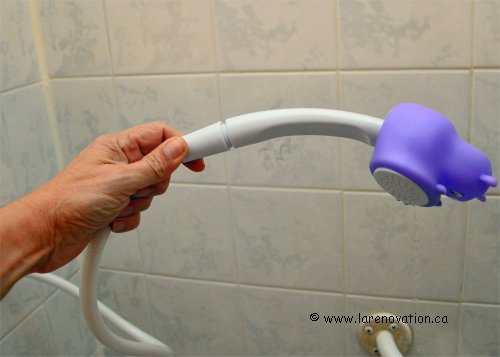 Photo de la douche téléphone installée