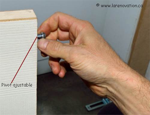 Pivot de porte ajustable